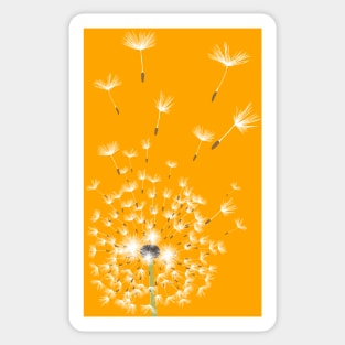 Dandelion Explosion Sticker